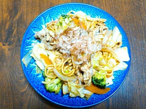 ブロッコリー入り焼きそば